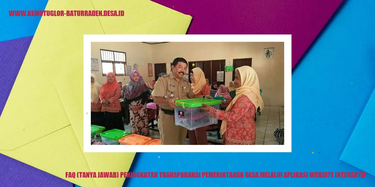 Tanya Jawab Pemerintahan Desa