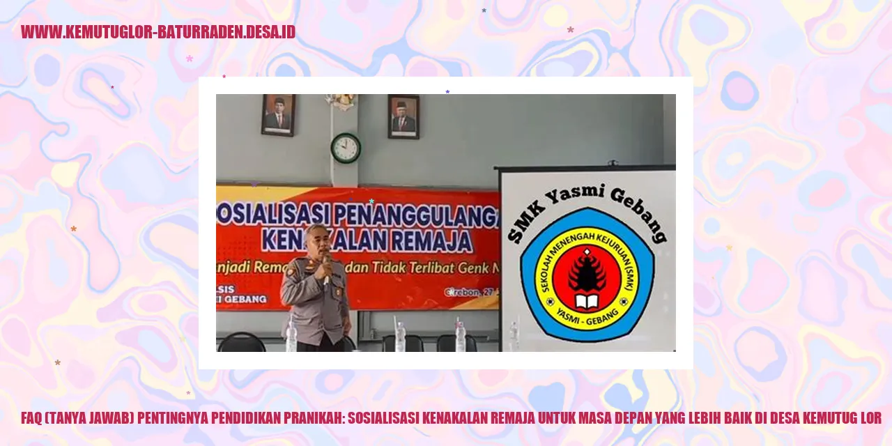 Pentingnya Pendidikan Pranikah