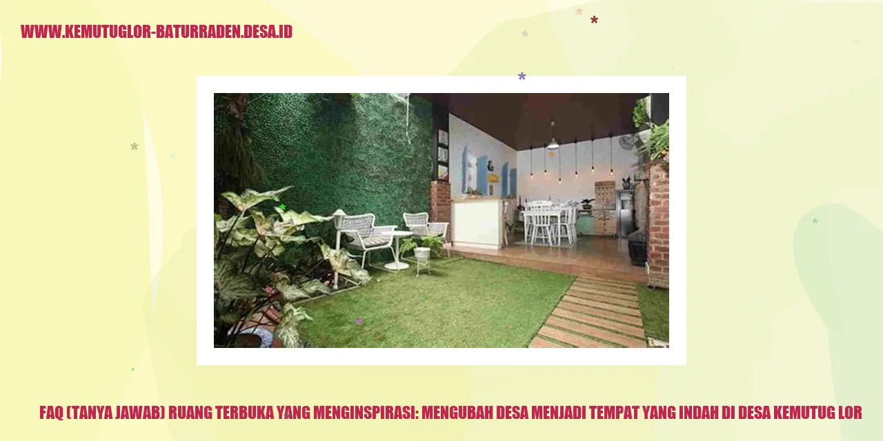 Taman indah di Desa Kemutug Lor