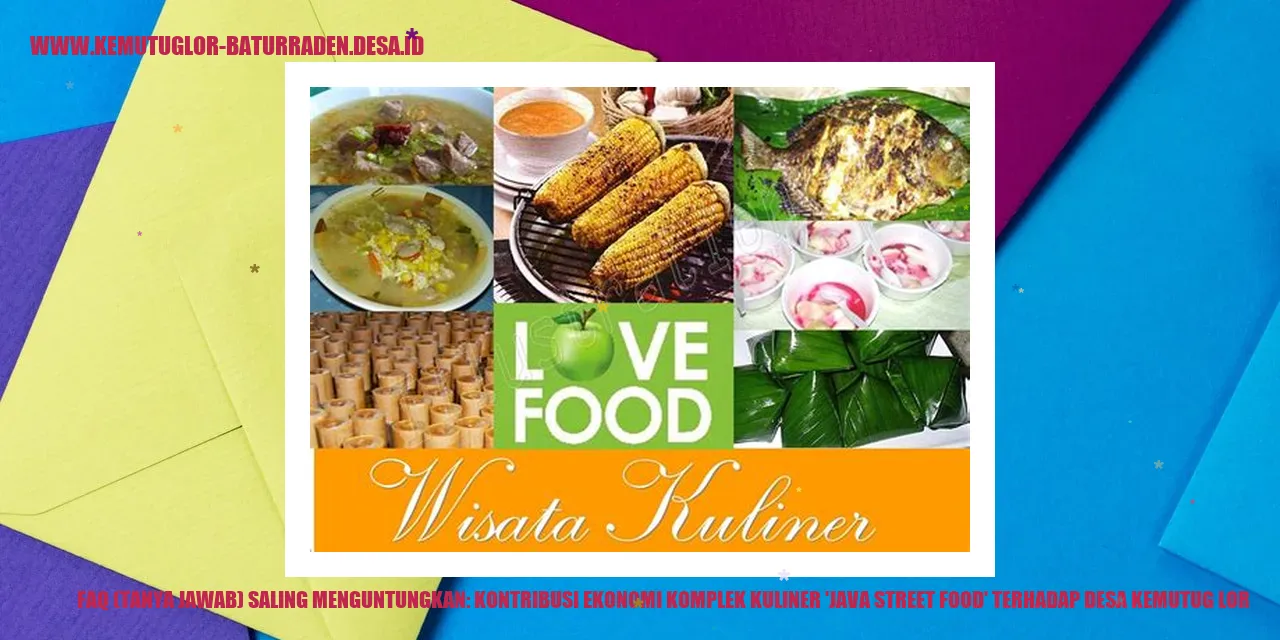 Komplek Kuliner 'Java Street Food' di Desa Kemutug Lor