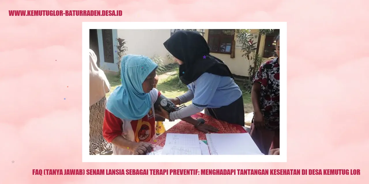 Senam Lansia