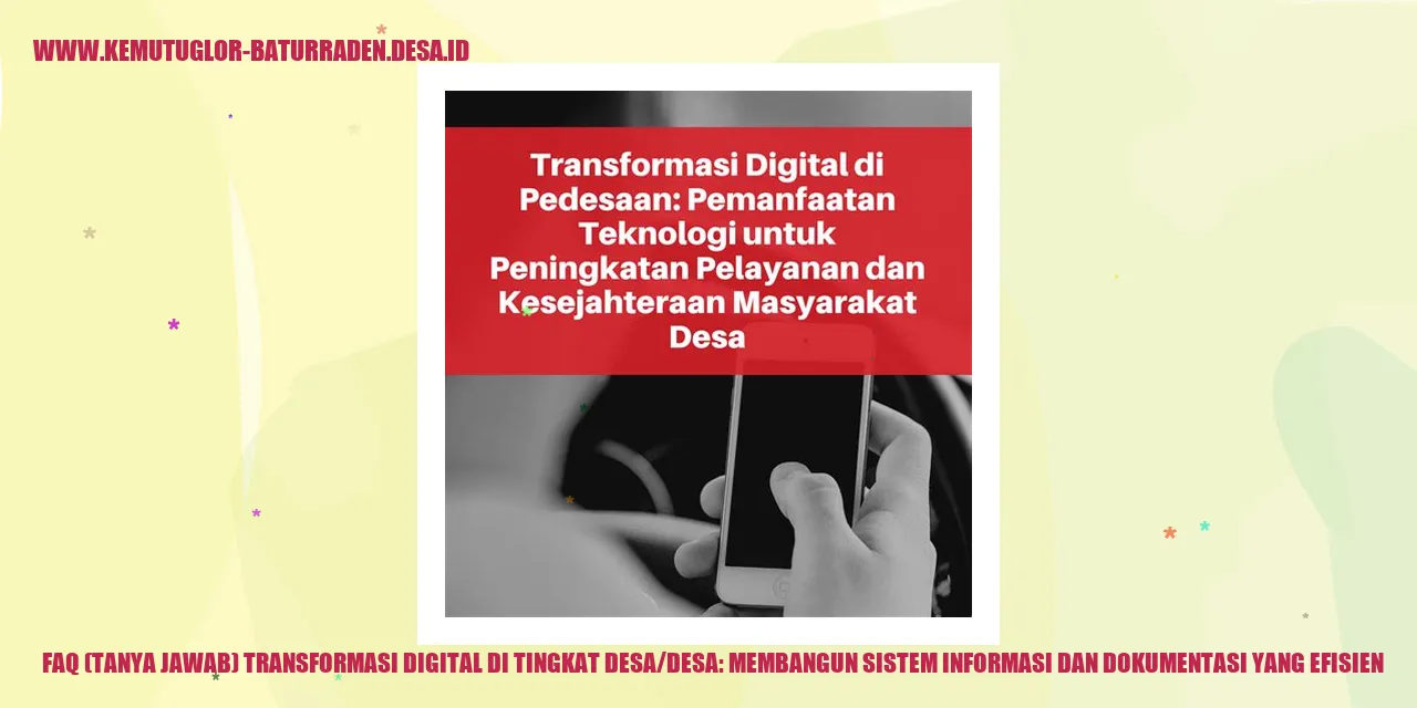 Ilustrasi Transformasi Digital di Desa