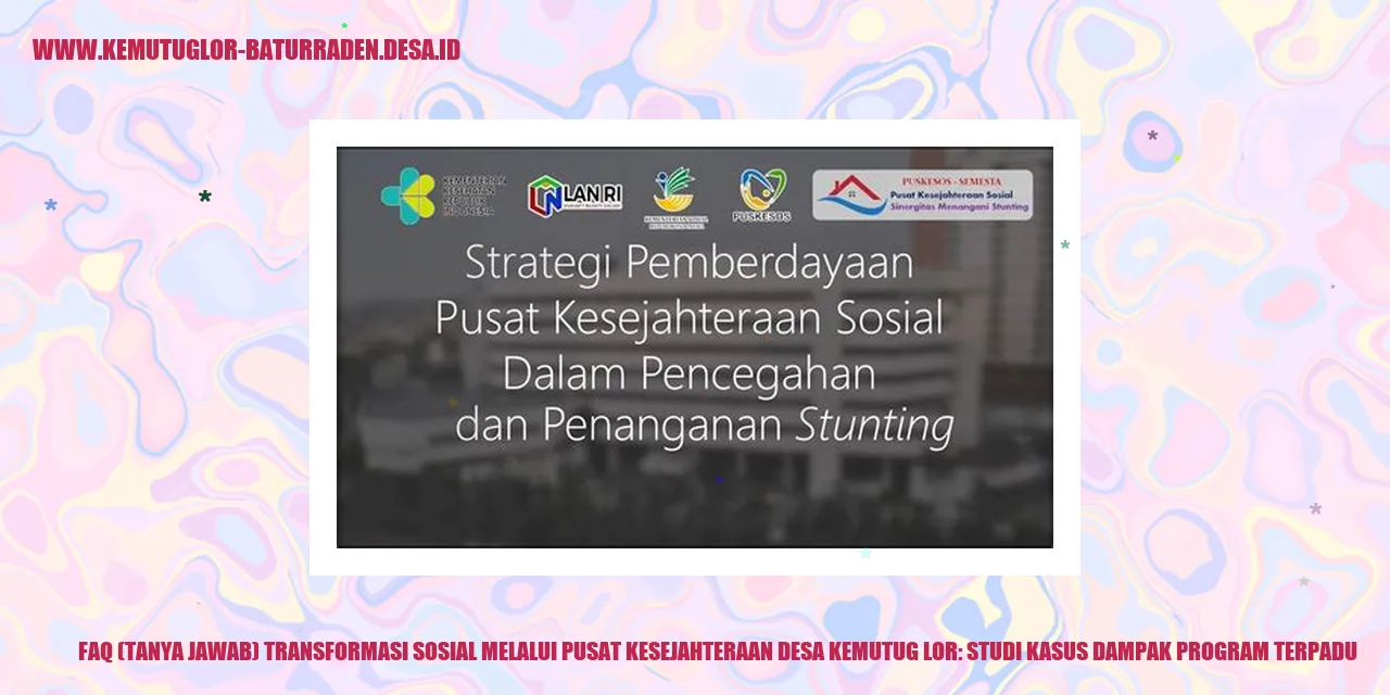 Transformasi Sosial Melalui Pusat Kesejahteraan Desa