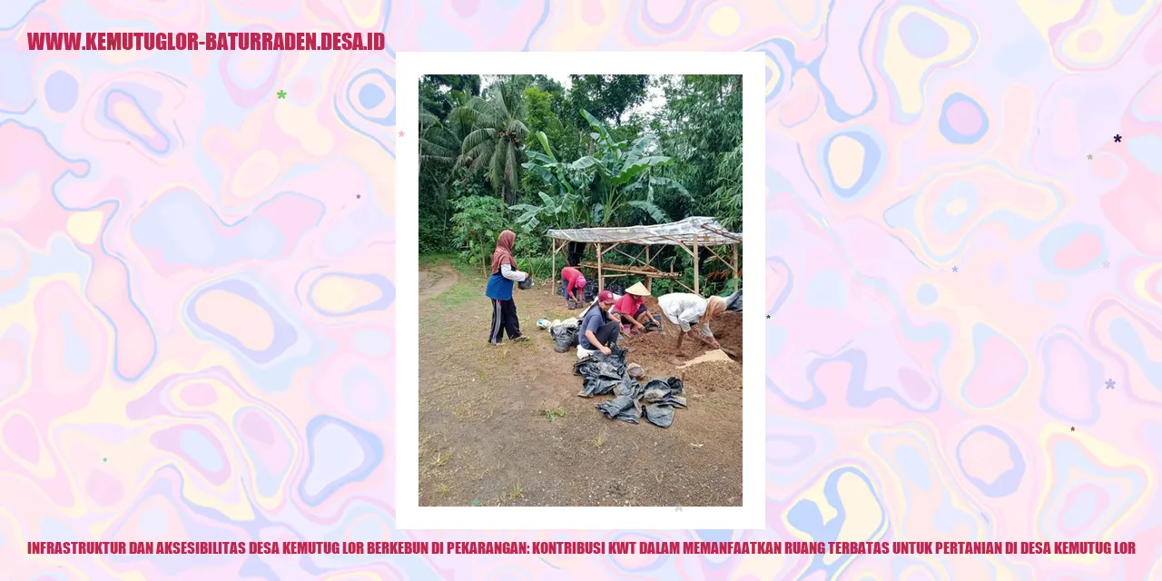 Gambar Infrastruktur dan Aksesibilitas Desa Kemutug Lor