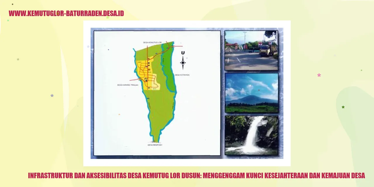 Infrastruktur dan Aksesibilitas Desa Kemutug Lor dusun: Menggenggam Kunci Kesejahteraan dan Kemajuan desa