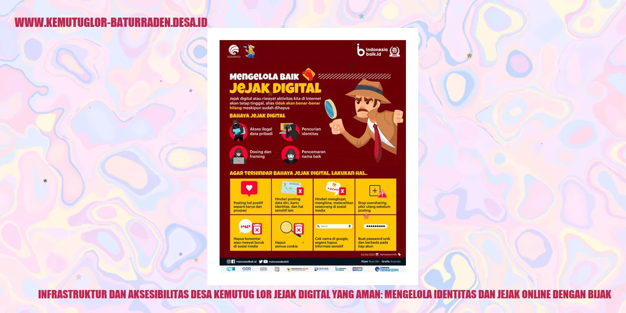 Infrastruktur dan Aksesibilitas Desa Kemutug Lor Jejak Digital yang Aman: Mengelola Identitas dan Jejak Online dengan Bijak