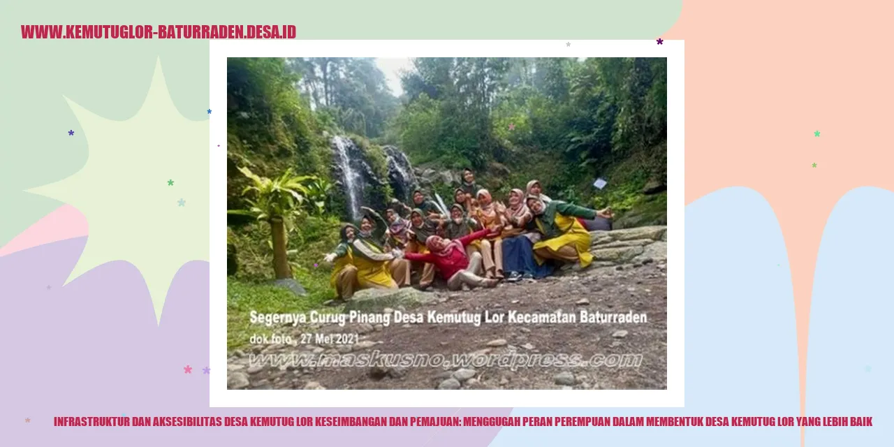 Infrastruktur dan Aksesibilitas Desa Kemutug Lor