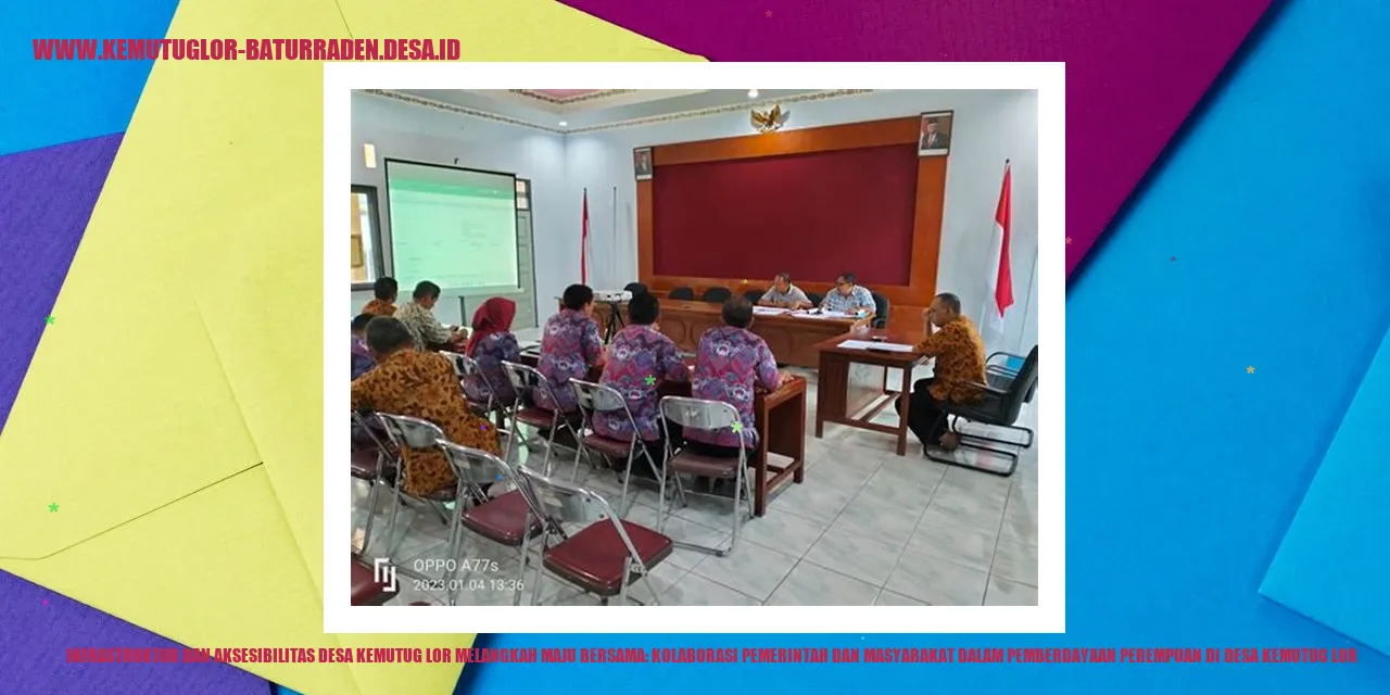 Infrastruktur dan Aksesibilitas Desa Kemutug Lor