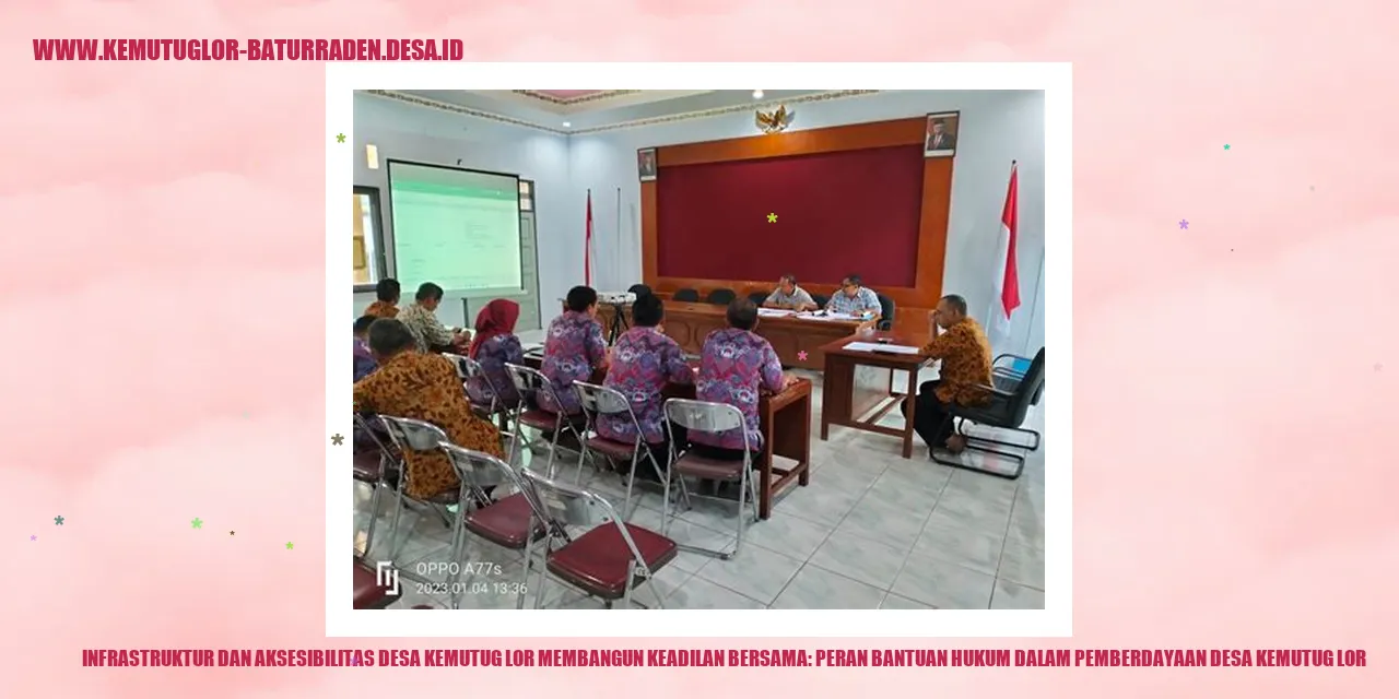 Infrastruktur dan Aksesibilitas Desa Kemutug Lor Membangun Keadilan Bersama