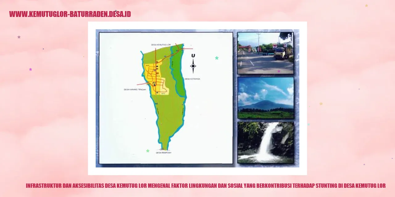 Infrastruktur dan Aksesibilitas Desa Kemutug Lor Mengenal Faktor Lingkungan dan Sosial yang Berkontribusi terhadap Stunting di desa kemutug lor