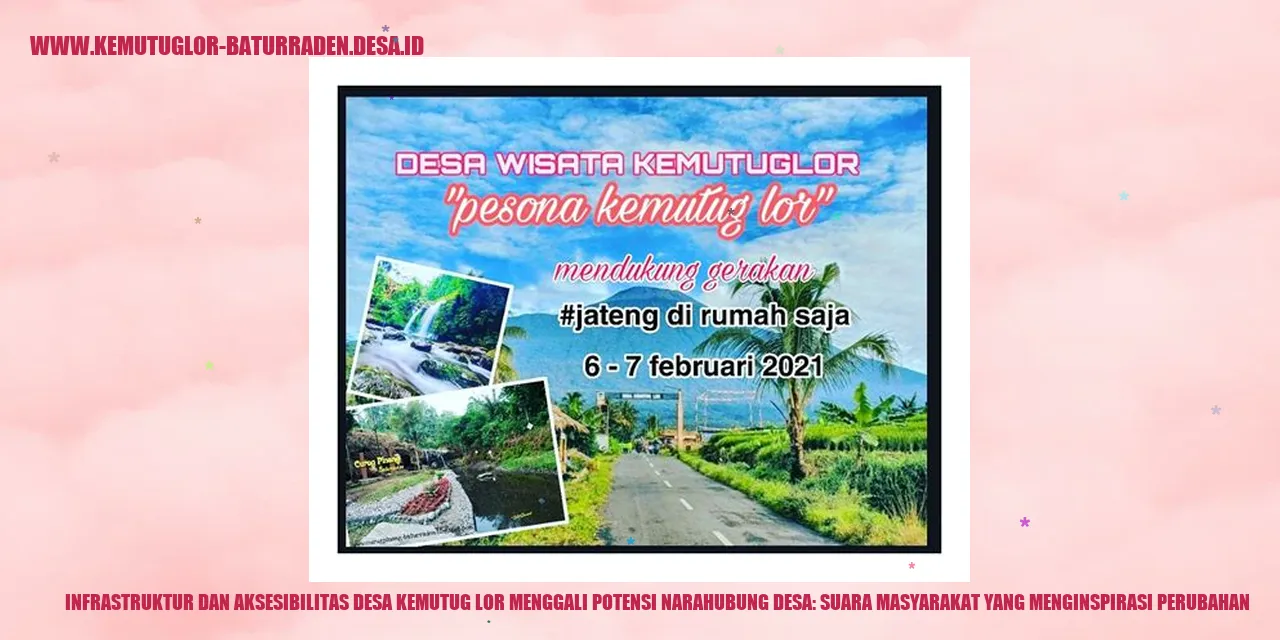 Infrastruktur dan Aksesibilitas Desa Kemutug Lor