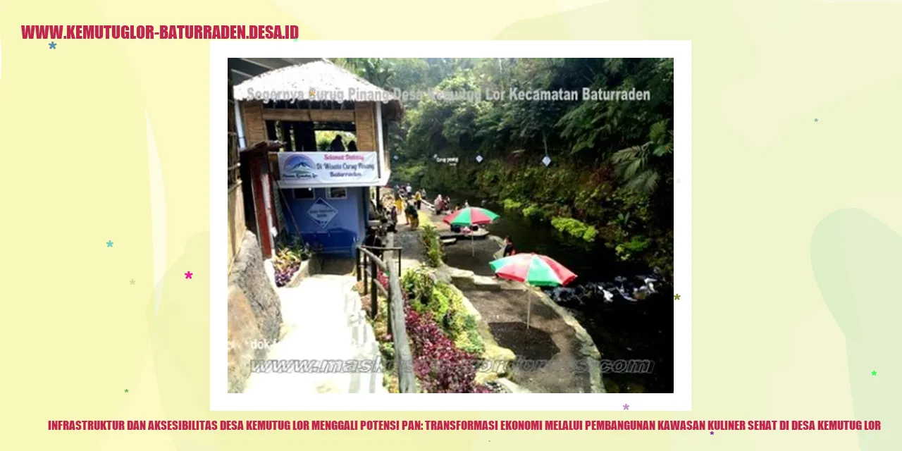 Infrastruktur dan Aksesibilitas Desa Kemutug Lor Menggali Potensi PAN: Transformasi Ekonomi melalui Pembangunan Kawasan Kuliner Sehat di desa kemutug lor
