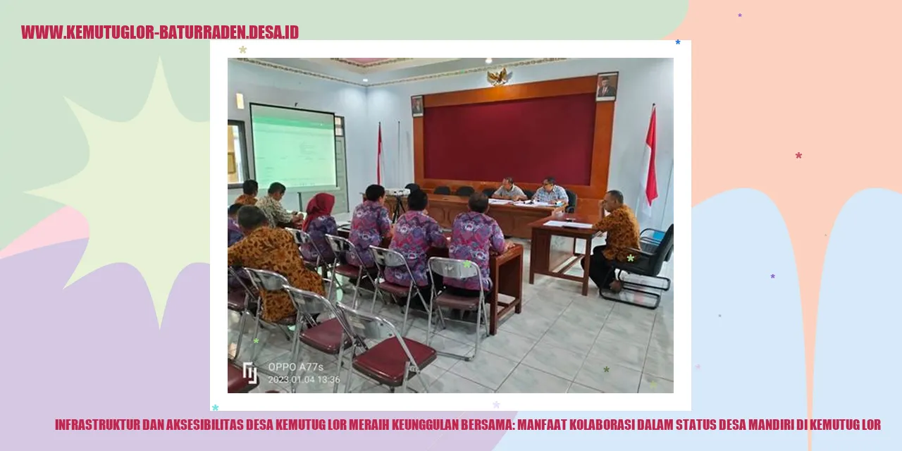 Infrastruktur dan Aksesibilitas Desa Kemutug Lor