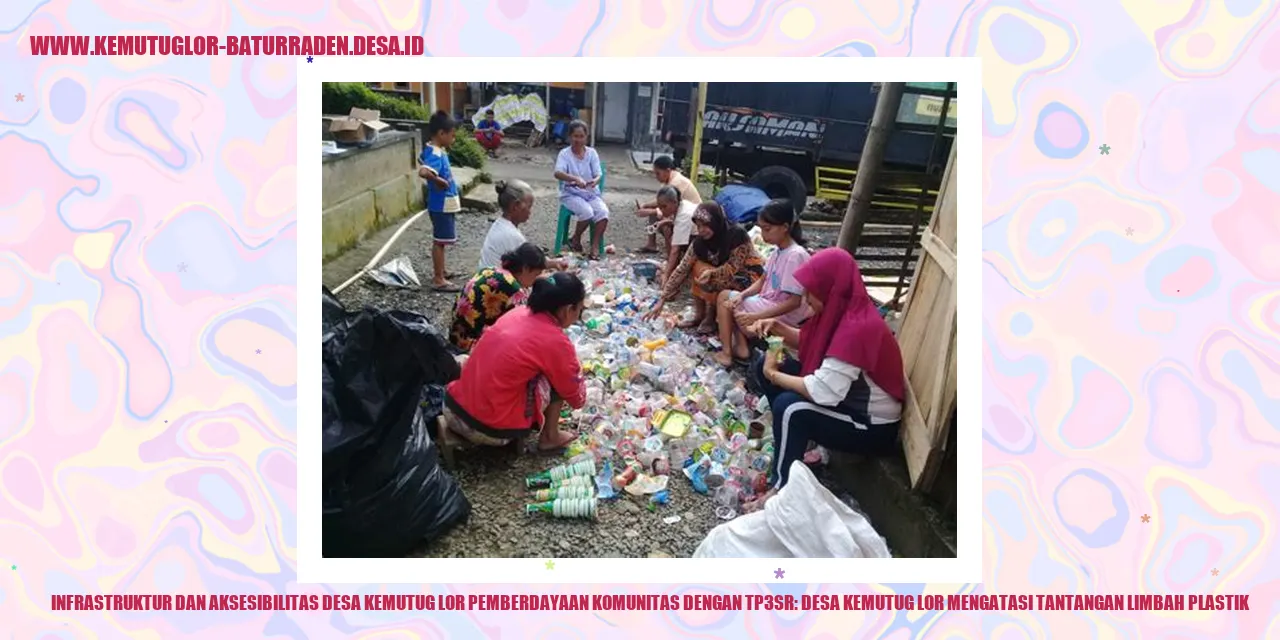 Infrastruktur dan Aksesibilitas Desa Kemutug Lor Pemberdayaan Komunitas dengan TP3SR: desa kemutug lor Mengatasi Tantangan Limbah Plastik