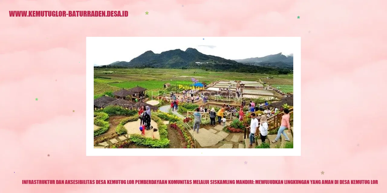 Infrastruktur dan Aksesibilitas Desa Kemutug Lor
