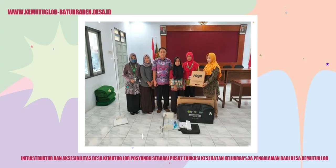 Infrastruktur dan Aksesibilitas Desa Kemutug Lor