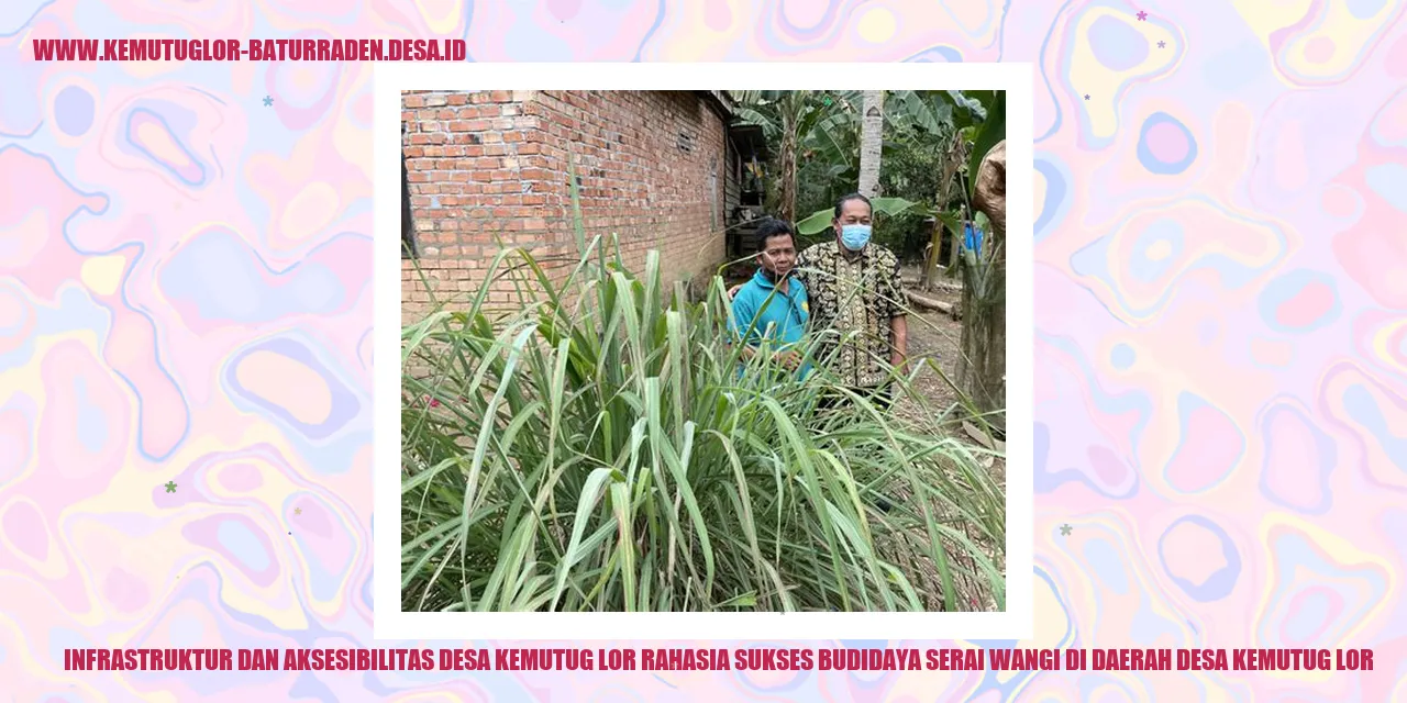 foto infrastruktur dan aksesibilitas desa kemutug lor