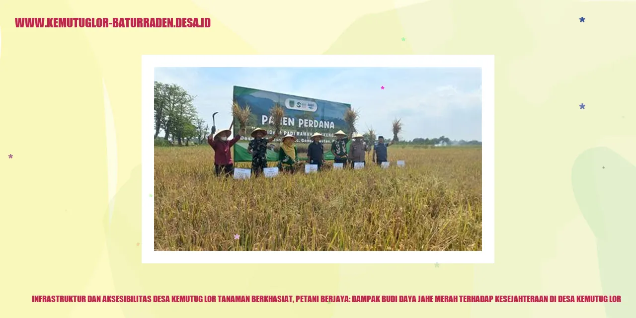 Infrastruktur dan Aksesibilitas Desa Kemutug Lor