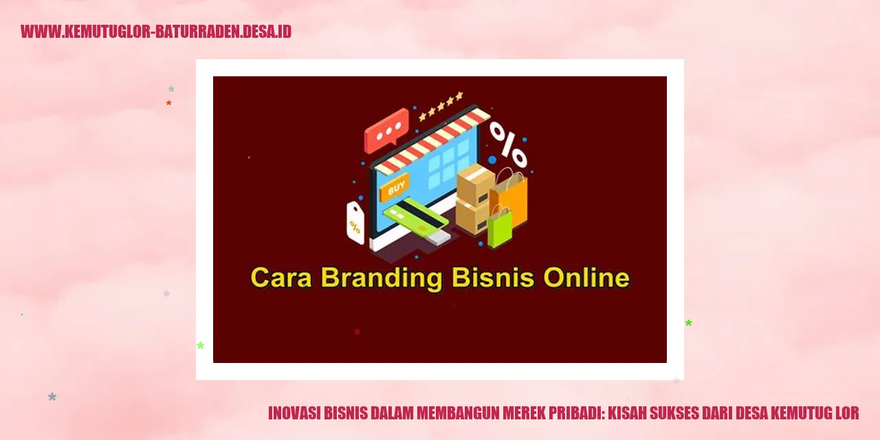 Inovasi Bisnis dalam Membangun Merek Pribadi: Kisah Sukses dari Desa Kemutug Lor