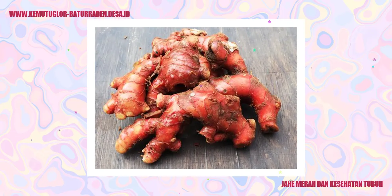 Jahe Merah