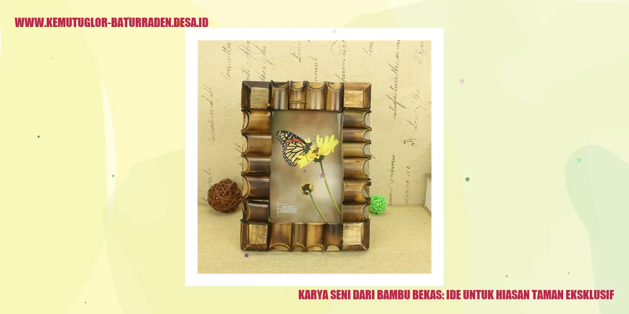 Bambu Bekas