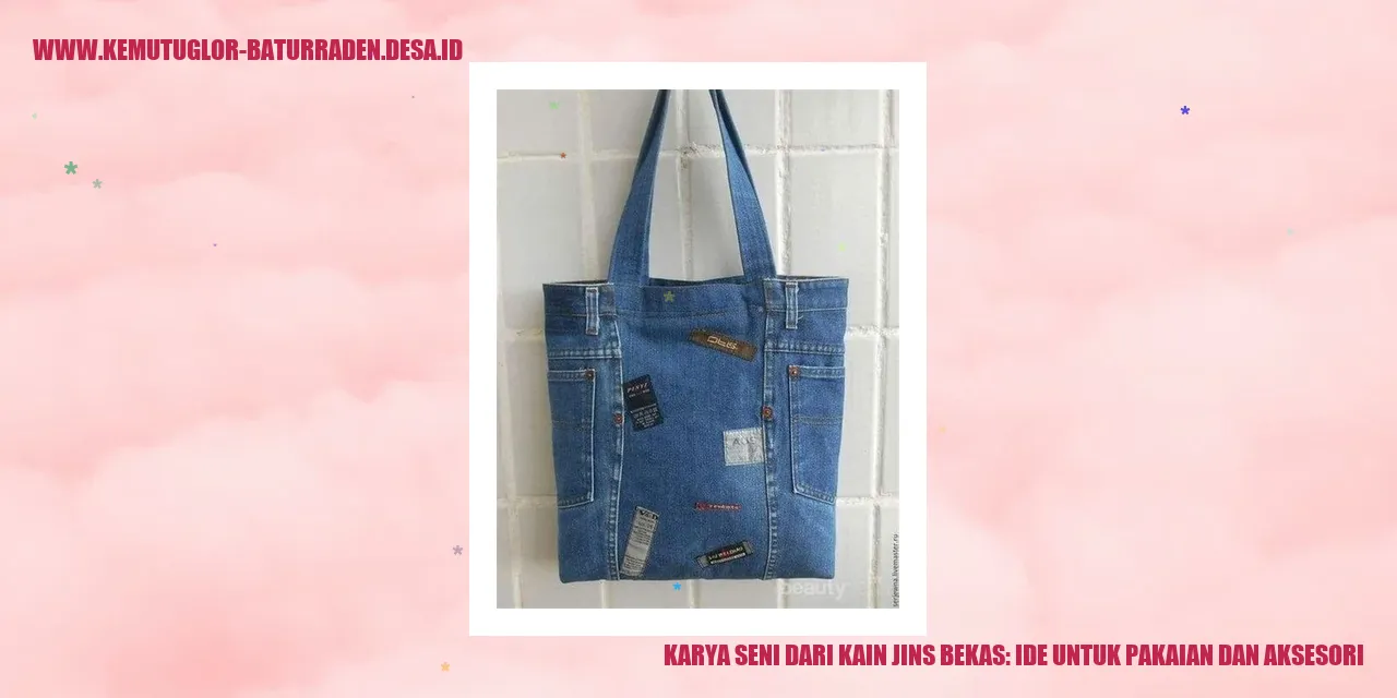Pakaian Daur Ulang dari Kain Jins Bekas