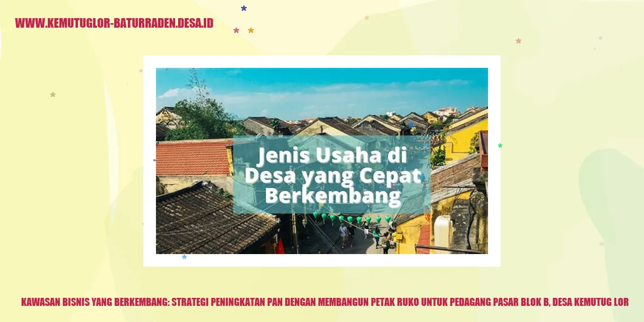 Gambar Kawasan Bisnis yang Berkembang