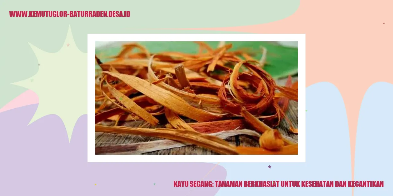 Kayu Secang