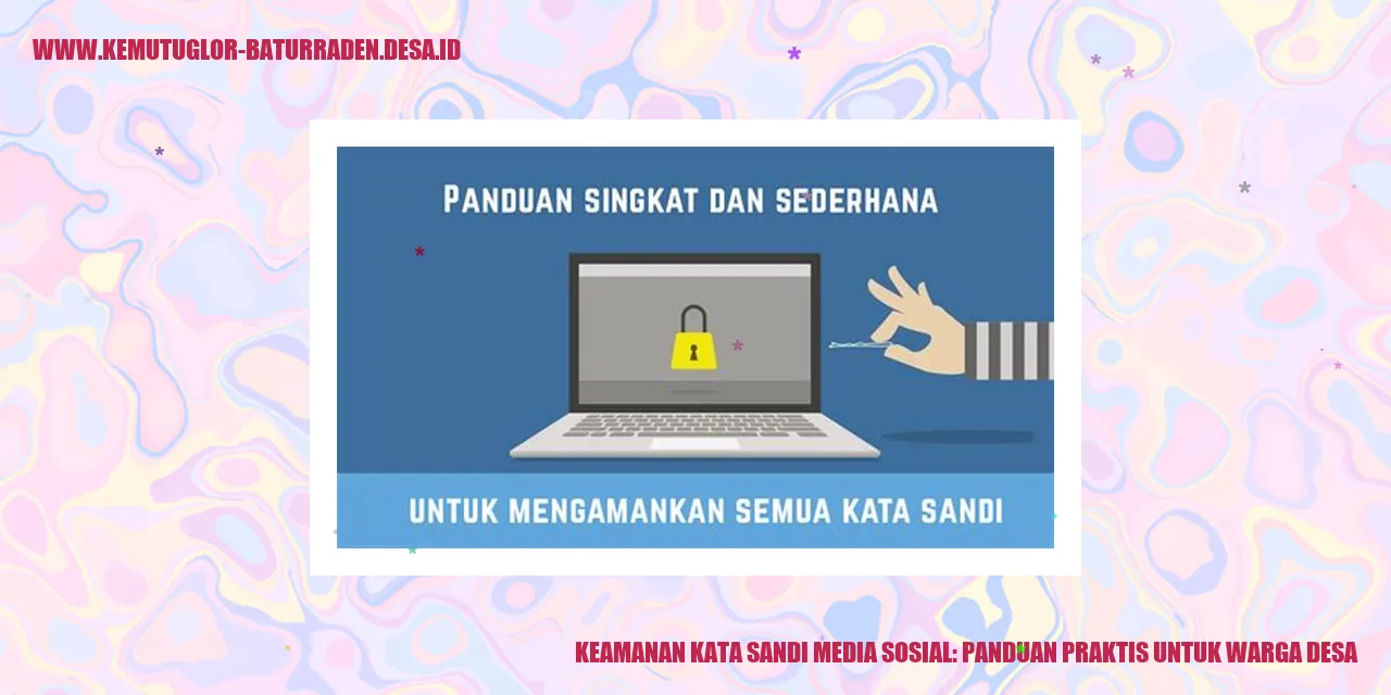 Keamanan Kata Sandi Media Sosial