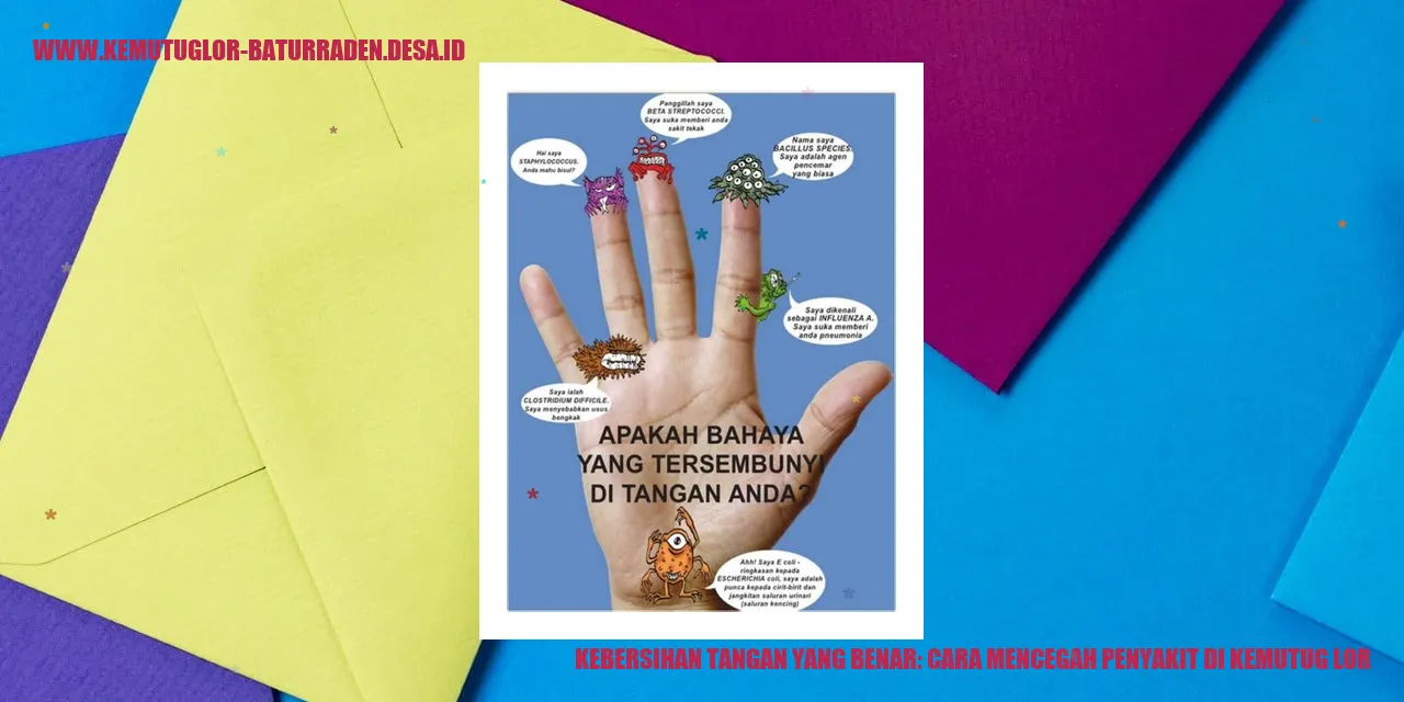 Kebersihan Tangan yang Benar: Cara Mencegah Penyakit di Kemutug Lor