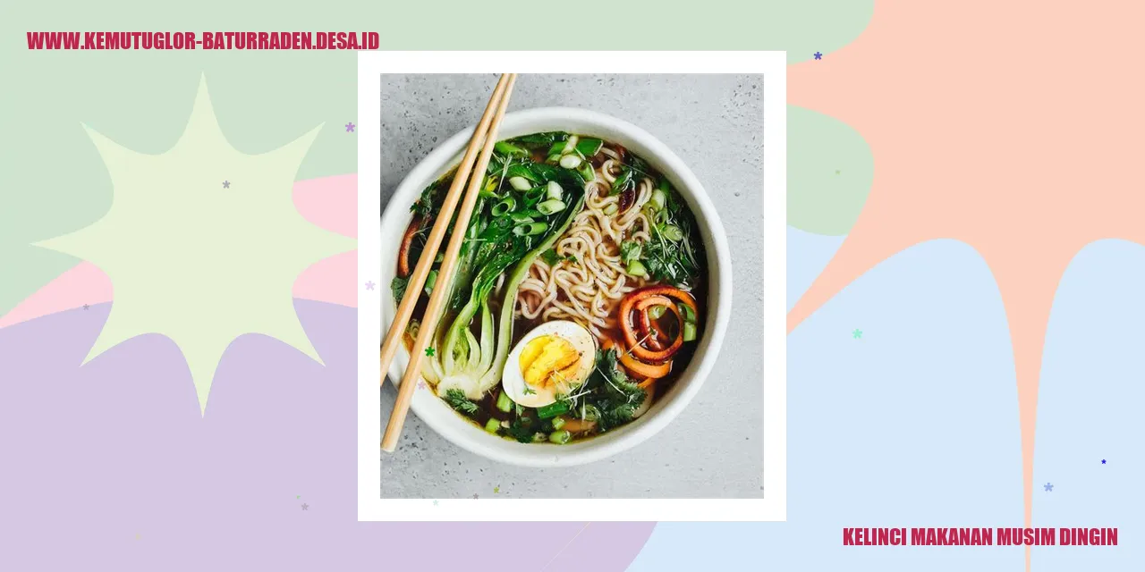 Kelinci Makanan Musim Dingin