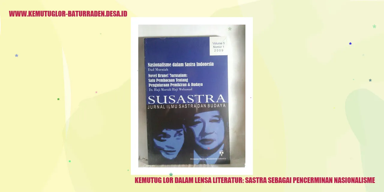 Kemutug Lor dalam Lensa Literatur: Sastra sebagai Pencerminan Nasionalisme