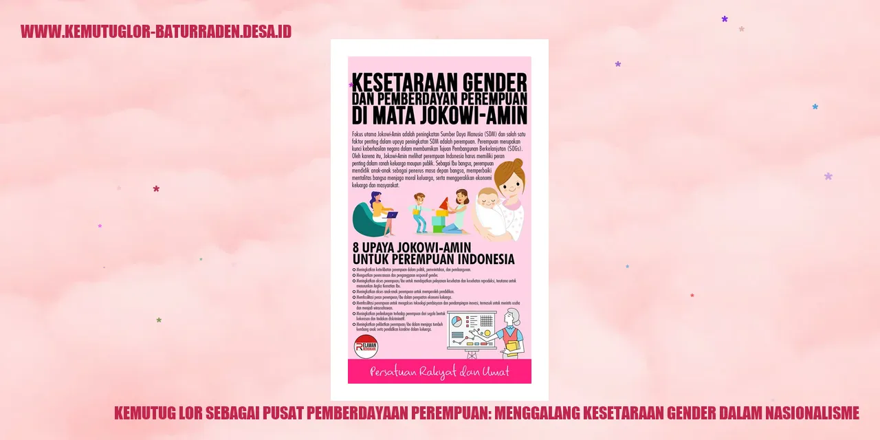 Kemutug Lor sebagai Pusat Pemberdayaan Perempuan: Menggalang Kesetaraan Gender dalam Nasionalisme
