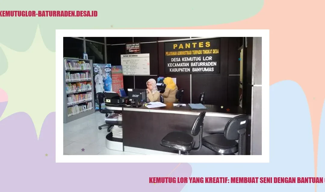 Seni Kreatif di Kemutug Lor dengan Gadget