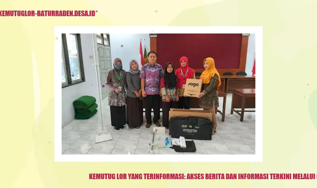 Kemutug Lor yang Terinformasi: Akses Berita dan Informasi Terkini melalui Gadget