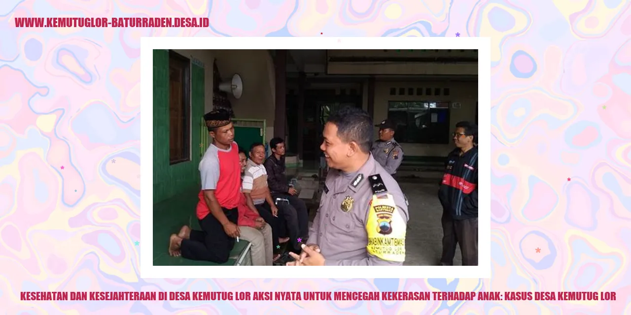 Kesehatan dan Kesejahteraan di Desa Kemutug Lor