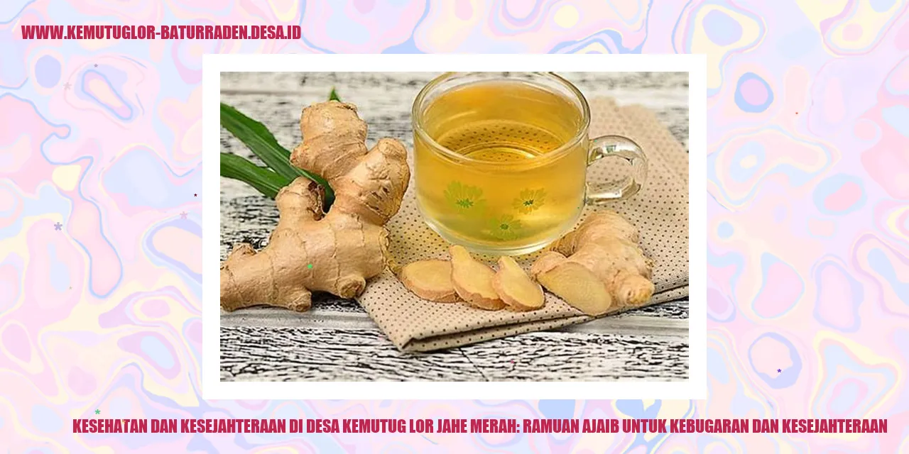 Jahe Merah: Ramuan Ajaib untuk Kebugaran dan Kesejahteraan