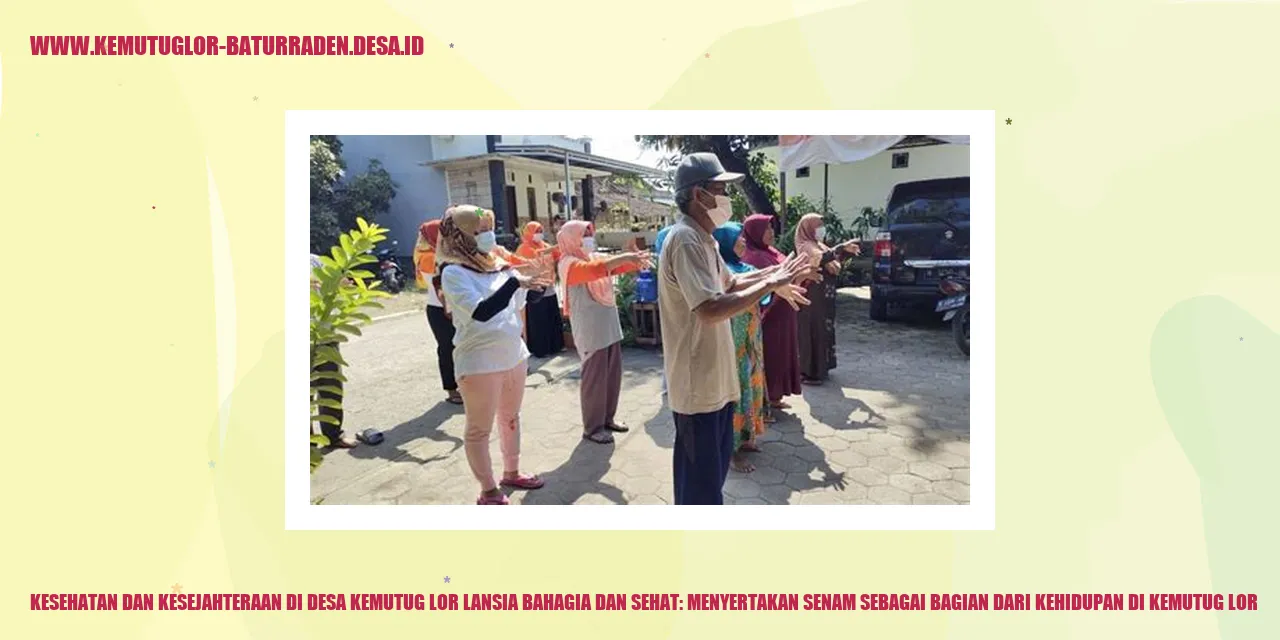 Lansia Bahagia dan Sehat di Kemutug Lor