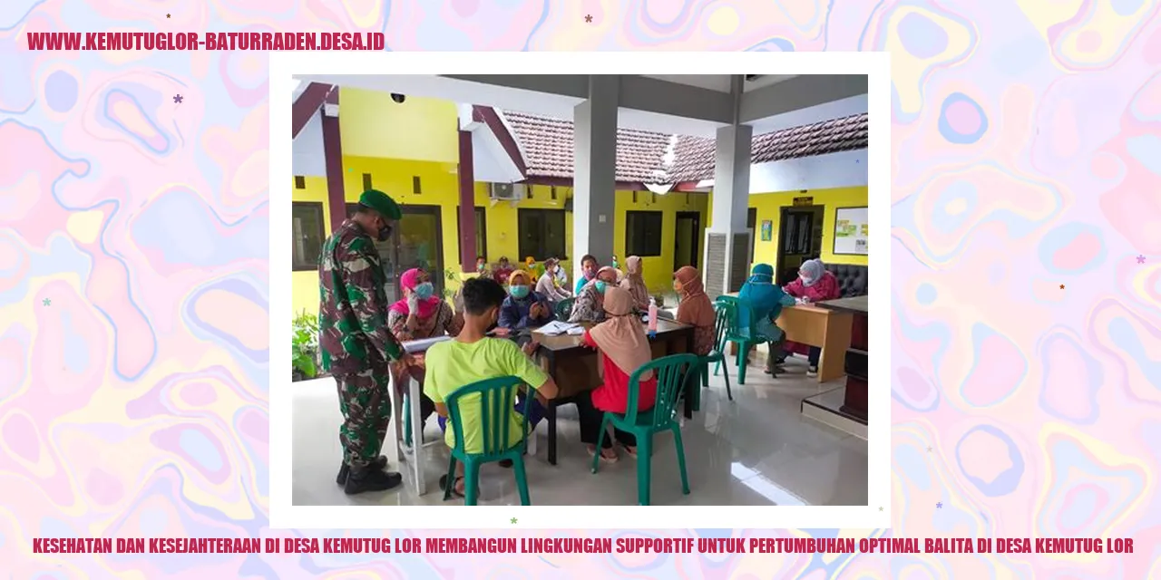 Kesehatan dan Kesejahteraan di Desa Kemutug Lor