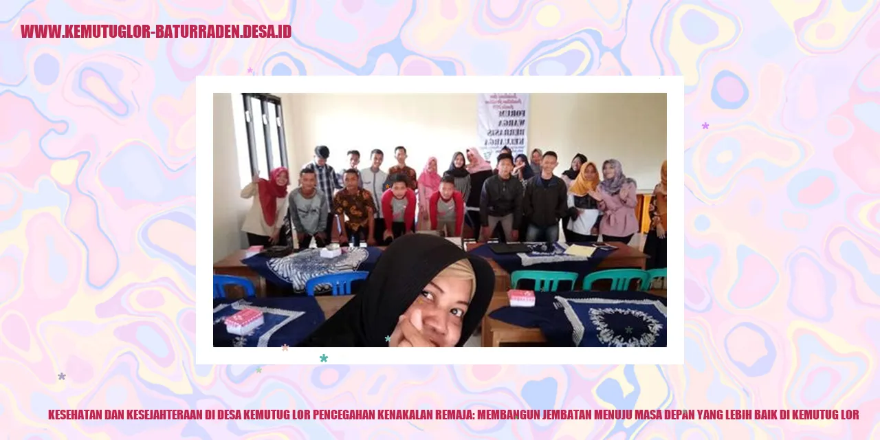 Gambar: Kesehatan dan Kesejahteraan di Desa Kemutug Lor