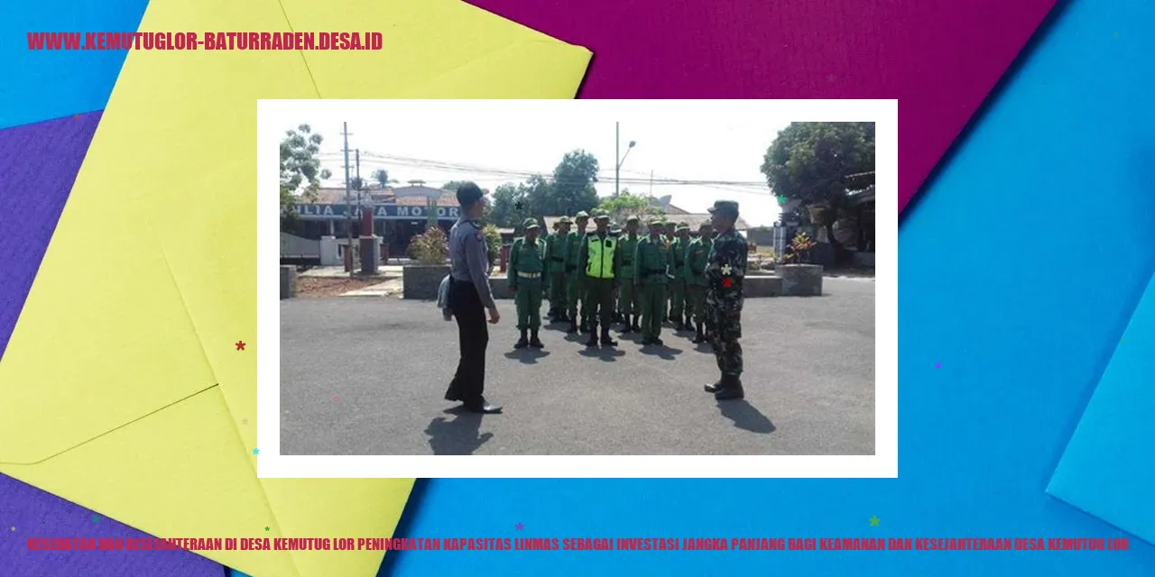 Kesehatan dan Kesejahteraan di Desa Kemutug Lor