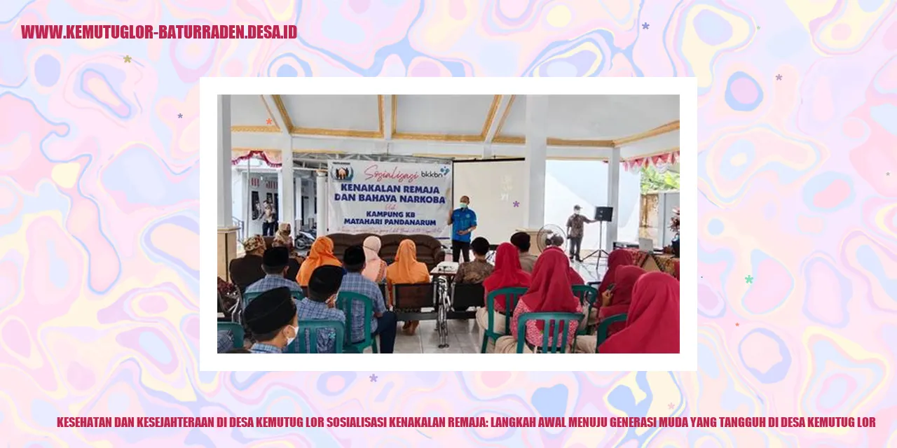 Sosialisasi Kenakalan Remaja di Desa Kemutug Lor