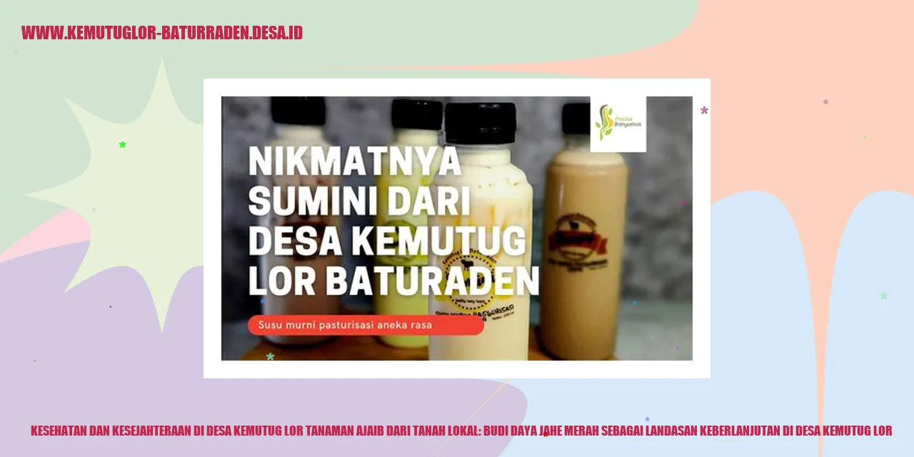 Keajaiban Jahe Merah di Desa Kemutug Lor