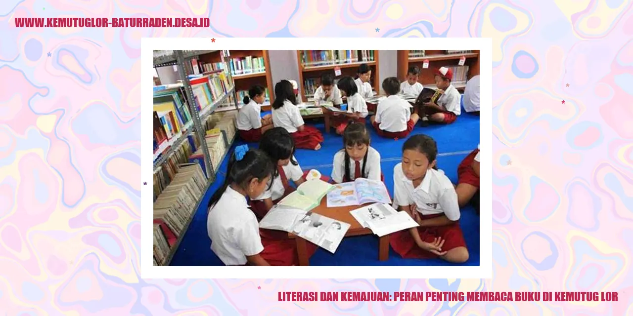 Literasi dan Kemajuan: Peran Penting Membaca Buku di Kemutug Lor