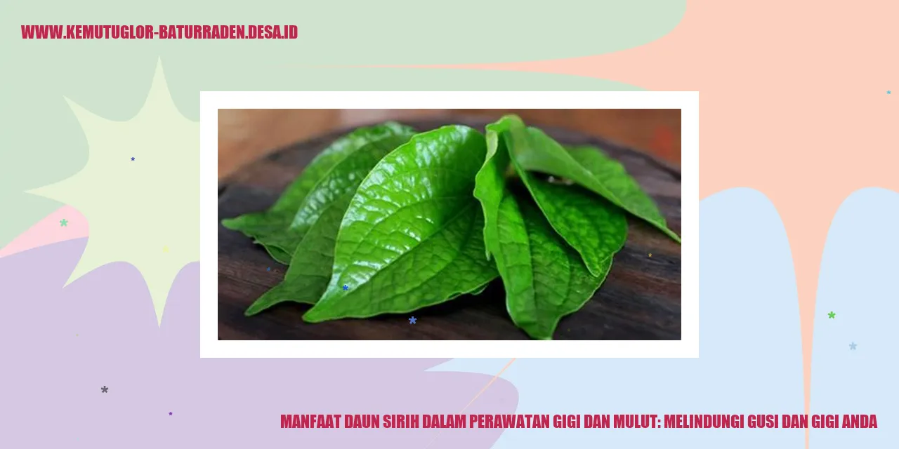Daun Sirih