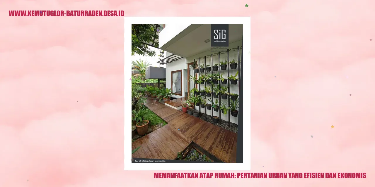 Atap Rumah Pertanian Urban