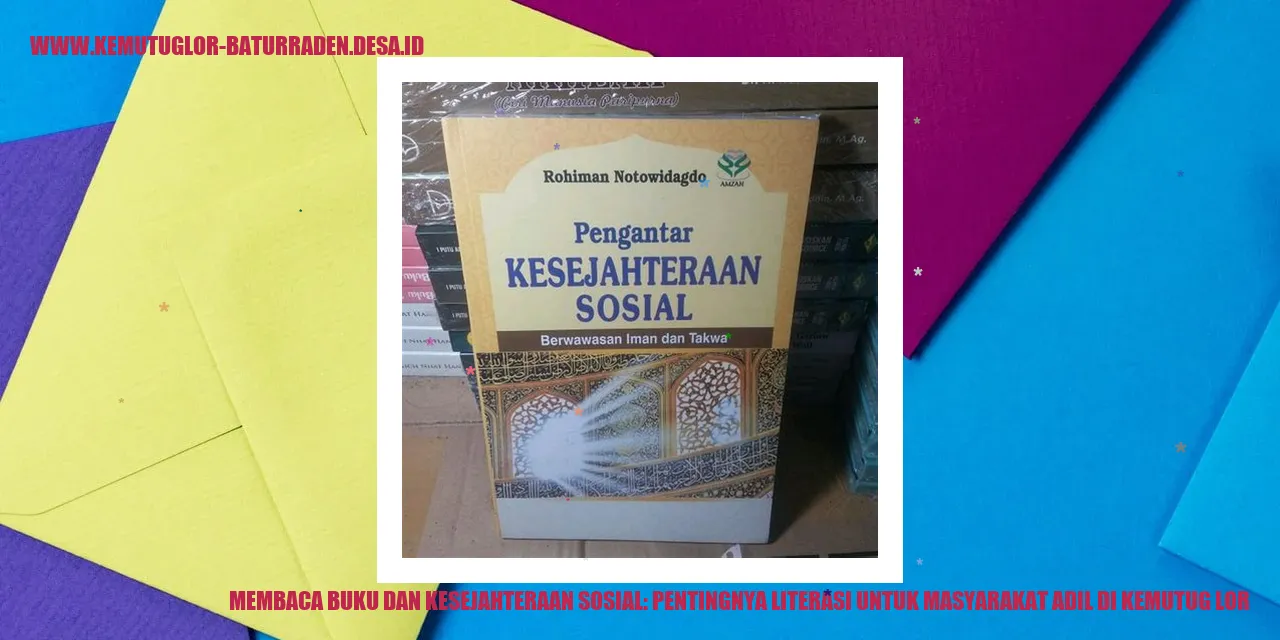 Buku dan Kesejahteraan Sosial