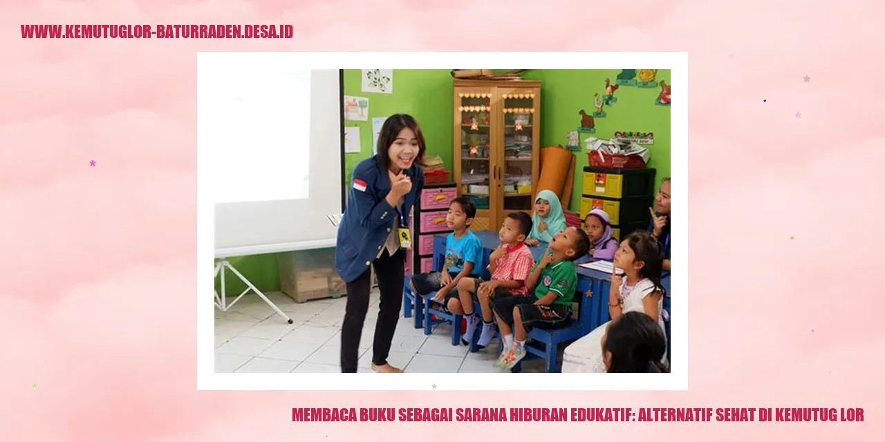 Membaca Buku sebagai Sarana Hiburan Edukatif: Alternatif Sehat di Kemutug Lor