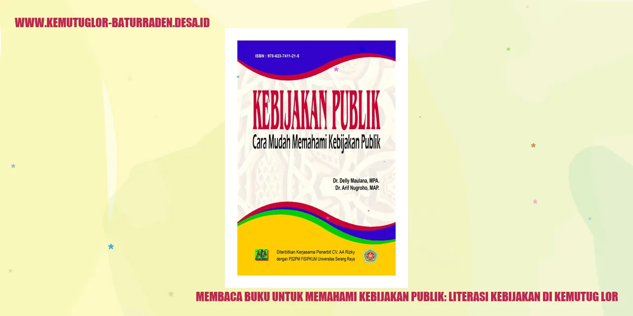 Membaca Buku untuk Memahami Kebijakan Publik: Literasi Kebijakan di Kemutug Lor