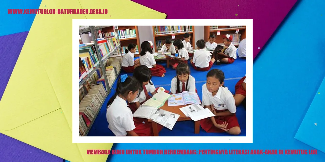 Literasi Anak-anak di Kemutug Lor